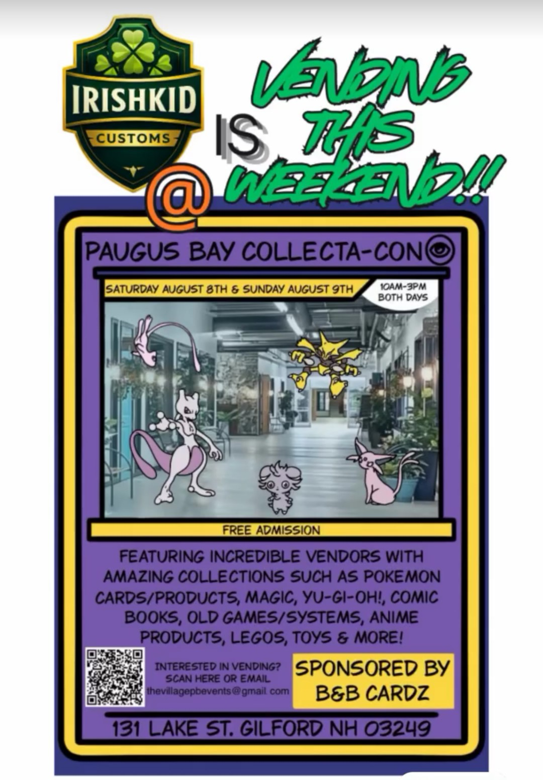 Paugus Bay Collecta-Con flyer